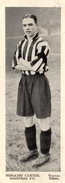 1937 Topical Times Miniature Panel Portraits of Football Stars #NNO Raich Carter Front