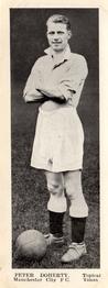 1937 Topical Times Miniature Panel Portraits of Football Stars #NNO Peter Doherty Front