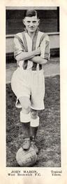 1937 Topical Times Miniature Panel Portraits of Football Stars #NNO Jack Mahon Front