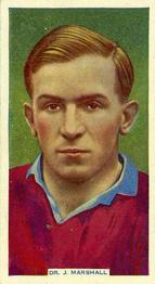 1936 Godfrey Phillips Soccer Stars #1 James Marshall Front