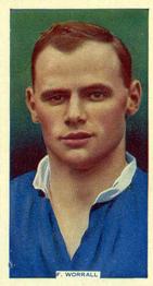 1936 Godfrey Phillips Soccer Stars #8 Fred Worrall Front