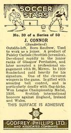 1936 Godfrey Phillips Soccer Stars #30 Jimmy Connor Back