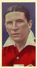 1936 Godfrey Phillips Soccer Stars #31 Ted Drake Front