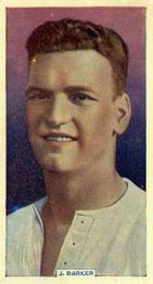 1936 Godfrey Phillips Soccer Stars #38 Jack Barker Front