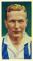 1936 Godfrey Phillips Soccer Stars #41 William Richardson Front
