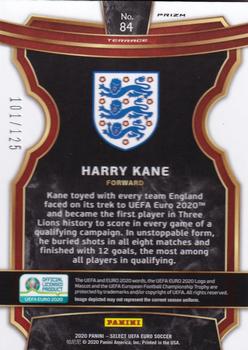 2020 Panini Select UEFA Euro - Orange Prizm #84 Harry Kane Back