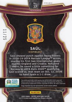 2020 Panini Select UEFA Euro - Tie-Dye Prizm #37 Saul Back