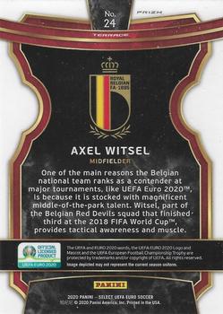 2020 Panini Select UEFA Euro - Tri-Color Prizm #24 Axel Witsel Back