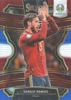2020 Panini Select UEFA Euro - Tri-Color Prizm #33 Sergio Ramos Front