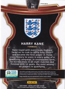 2020 Panini Select UEFA Euro - Tri-Color Prizm #84 Harry Kane Back