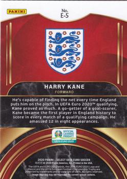 2020 Panini Select UEFA Euro - Equalizers #E-5 Harry Kane Back