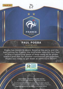 2020 Panini Select UEFA Euro - Equalizers #E-7 Paul Pogba Back