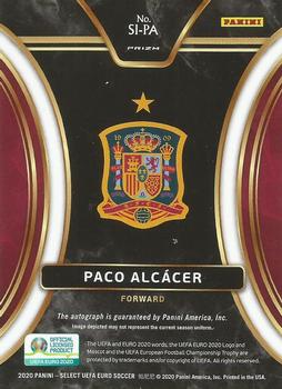 2020 Panini Select UEFA Euro - Select Signatures #SI-PA Paco Alcacer Back