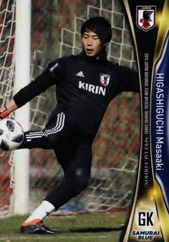 2018 Japan National Team Official Trading Cards Special Edition #02 Masaaki Higashiguchi Front