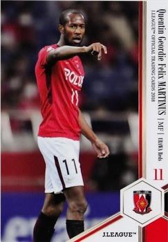 2018 J. League Official Trading Cards #34 Quentin Martinus Front