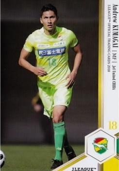 2018 J. League Official Trading Cards #177 Andrew Kumagai Front