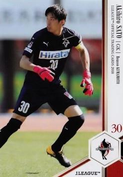 2018 J. League Official Trading Cards #225 Akihiro Sato Front