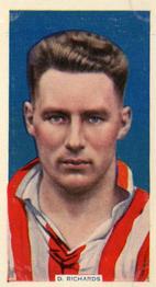 1936 Godfrey Phillips International Caps #28 Dai Richards Front