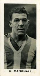 1935 John Sinclair English & Scottish Football Stars #2 Dave Mangnall Front