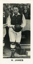 1935 John Sinclair English & Scottish Football Stars #10 Alec James Front