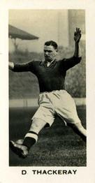 1935 John Sinclair English & Scottish Football Stars #48 David Thackeray Front