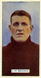 1935 Carreras Famous Footballers #25 J. H. Brown Front