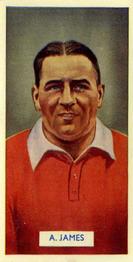 1935 Carreras Famous Footballers #29 A. James Front