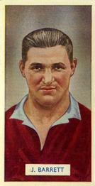 1935 Carreras Famous Footballers #37 J. Barrett Front