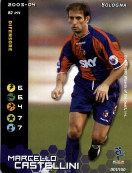 2003-04 Wizards Football Champions Italy #1 Marcello Castellini Front