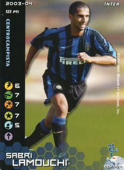 2003-04 Wizards Football Champions Italy #25 Sabri Lamouchi Front