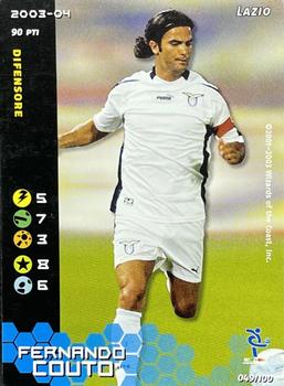2003-04 Wizards Football Champions Italy #49 Fernando Couto Front