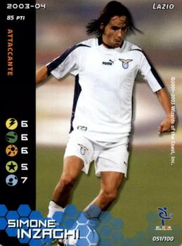 2003-04 Wizards Football Champions Italy #51 Simone Inzaghi Front