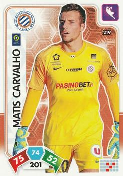 2020-21 Panini Adrenalyn XL UNFP Ligue 1 #219 Mathis Carvalho Front