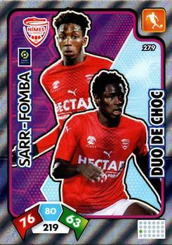2020-21 Panini Adrenalyn XL UNFP Ligue 1 #279 Sidy Sarr / Lamine Fomba Front