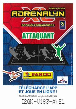 2020-21 Panini Adrenalyn XL UNFP Ligue 1 #333 Raphinha / M'Baye Niang Back