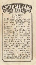1935 Amalgamated Press The Pilot Football Fame #NNO Cliff Bastin Back