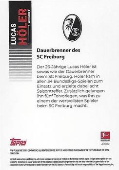 2020 Topps On-Demand Set 16: Bundesliga Stars of the Season #NNO Lucas Höler Back