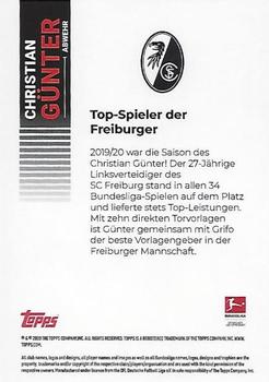 2020 Topps On-Demand Set 16: Bundesliga Stars of the Season #NNO Christian Günter Back
