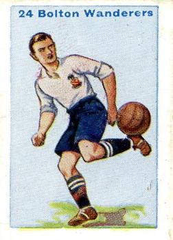 1934 D.C. Thomson Football Teams #24 Bolton Wanderers Front