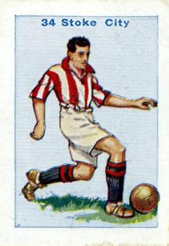 1934 D.C. Thomson Football Teams #34 Stoke City Front