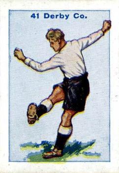 1934 D.C. Thomson Football Teams #41 Derby County Front