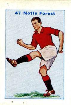 1934 D.C. Thomson Football Teams #47 Nottingham Forest Front