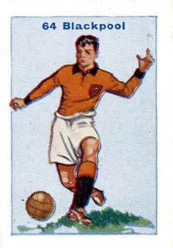 1934 D.C. Thomson Football Teams #64 Blackpool Front
