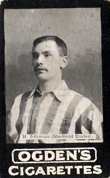 1901 Ogdens Our Leading Footballers #NNO Harry Johnson Front