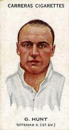 1934 Carreras Footballers #4 George Hunt Front