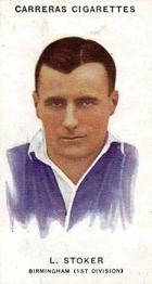1934 Carreras Footballers #11 Lewis Stoker Front