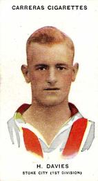 1934 Carreras Footballers #35 Harry Davies Front