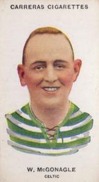1934 Carreras Footballers #52 Peter McGonagle Front
