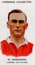 1934 Carreras Footballers #60 Gordon Hodgson Front