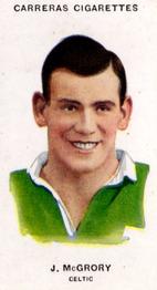 1934 Carreras Footballers #66 Jimmy McGrory Front
